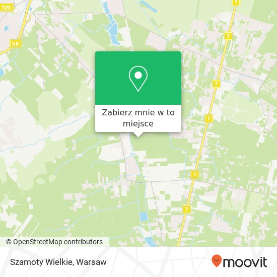 Mapa Szamoty Wielkie