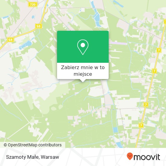 Mapa Szamoty Małe