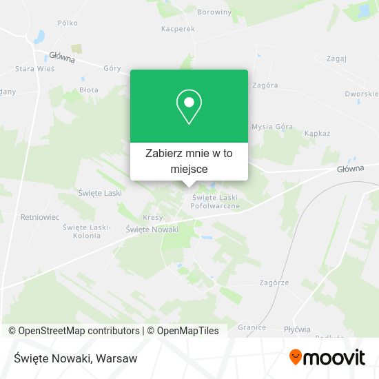 Mapa Święte Nowaki