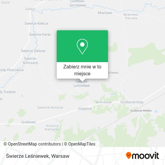 Mapa Świerże Leśniewek