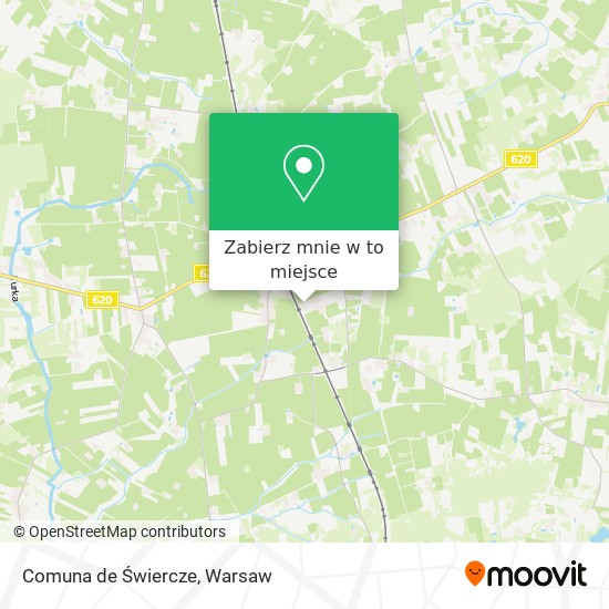 Mapa Comuna de Świercze