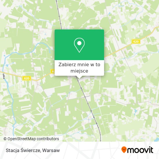 Mapa Stacja Świercze