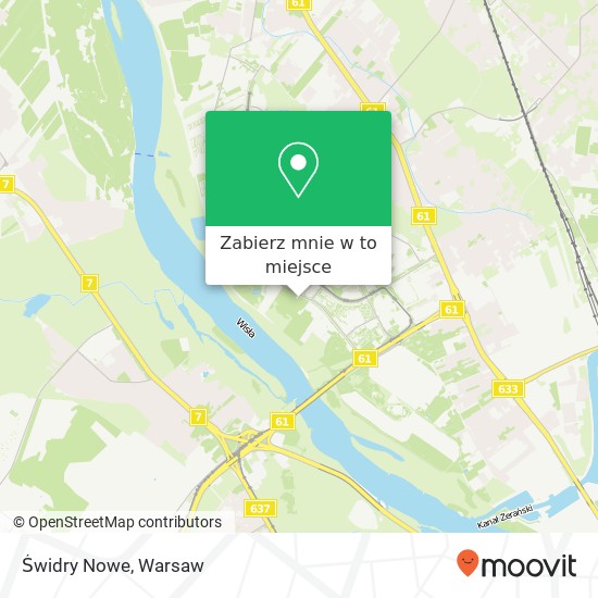 Mapa Świdry Nowe