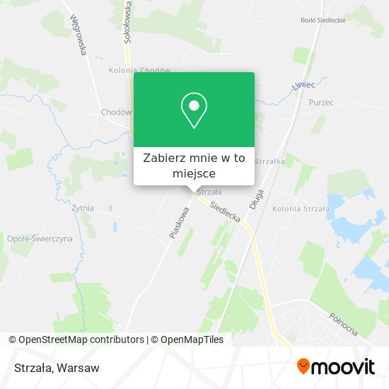 Mapa Strzała