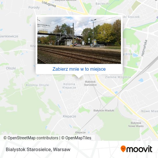 Mapa Bialystok Starosielce