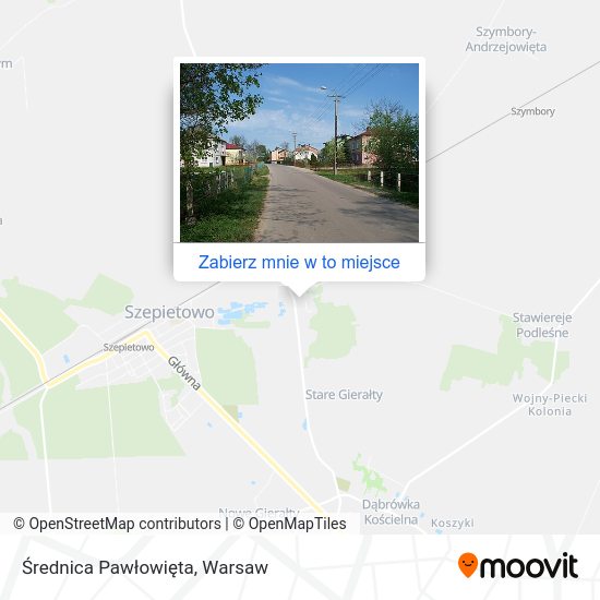 Mapa Średnica Pawłowięta