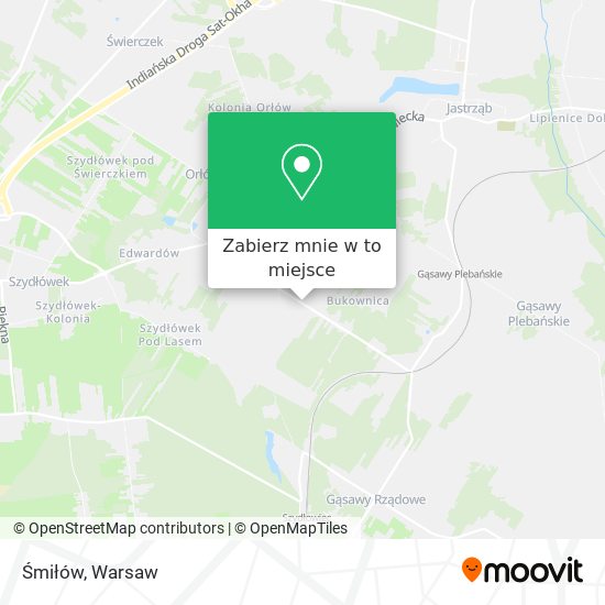 Mapa Śmiłów