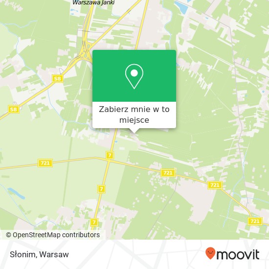 Mapa Słonim