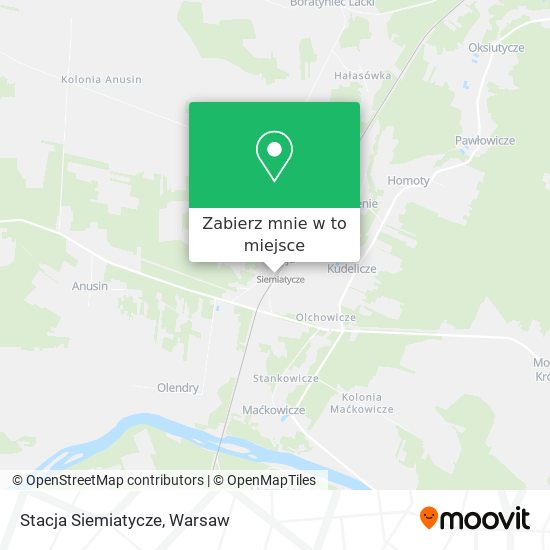 Mapa Stacja Siemiatycze