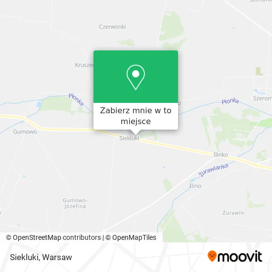 Mapa Siekluki