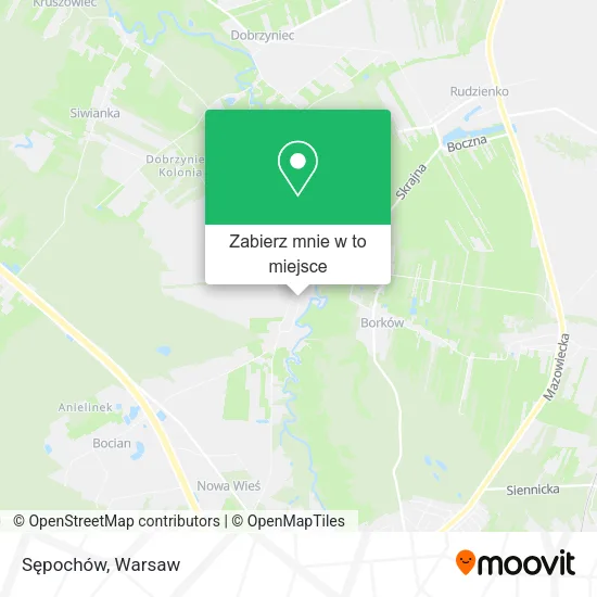 Mapa Sępochów