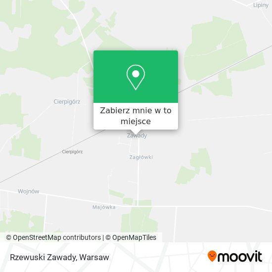 Mapa Rzewuski Zawady