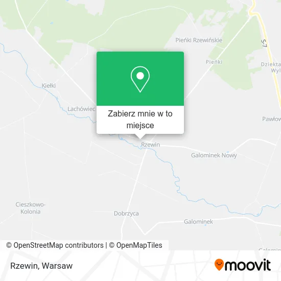 Mapa Rzewin