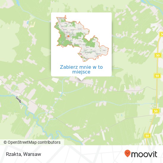 Mapa Rzakta