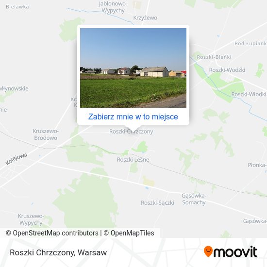 Mapa Roszki Chrzczony