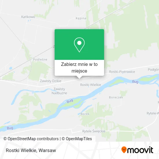 Mapa Rostki Wielkie