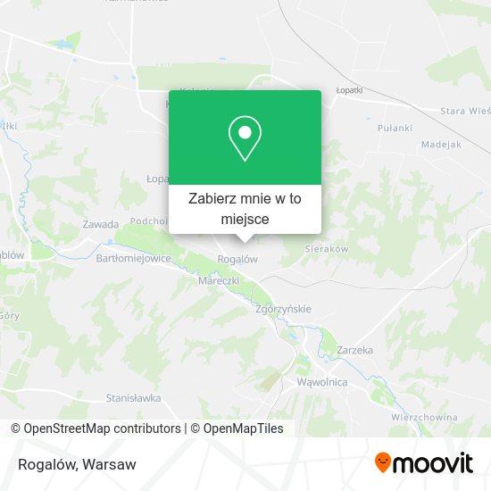 Mapa Rogalów