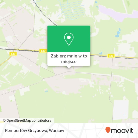 Mapa Rembertów Grzybowa