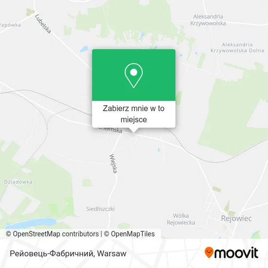 Mapa Рейовець-Фабричний