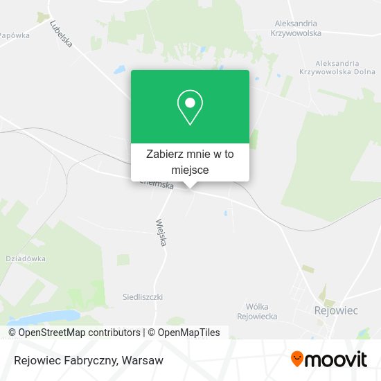 Mapa Rejowiec Fabryczny