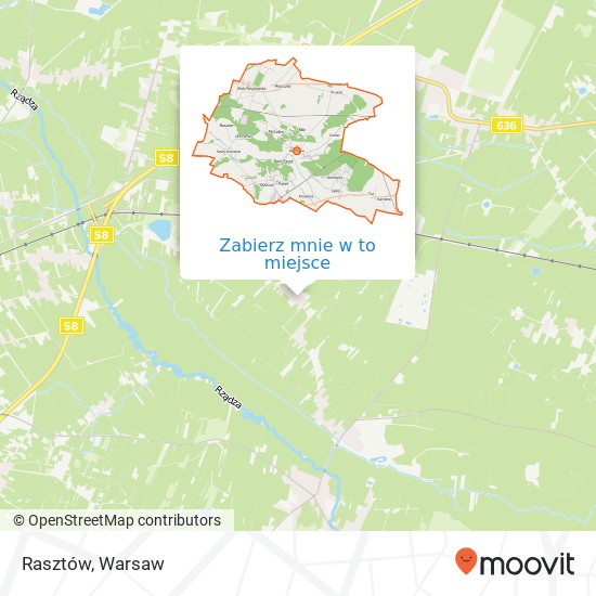 Mapa Rasztów