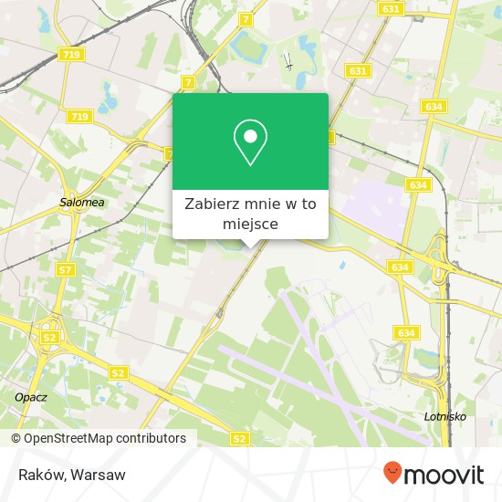 Mapa Raków