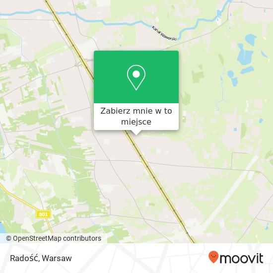 Mapa Radość