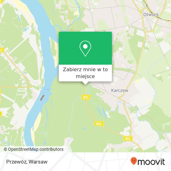 Mapa Przewóz