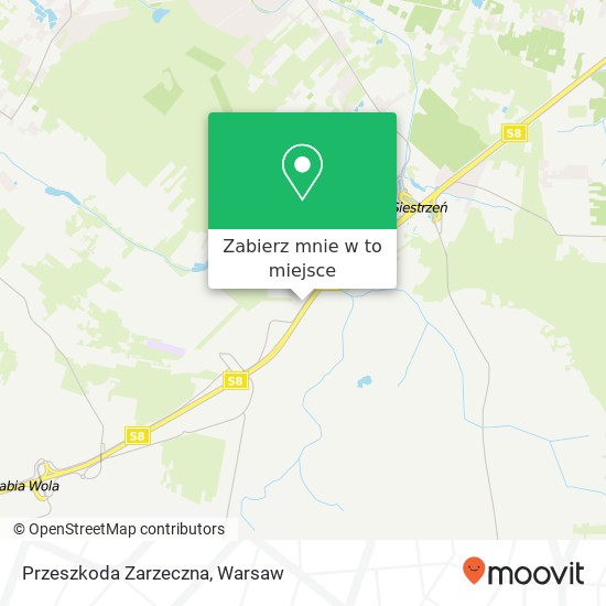 Mapa Przeszkoda Zarzeczna