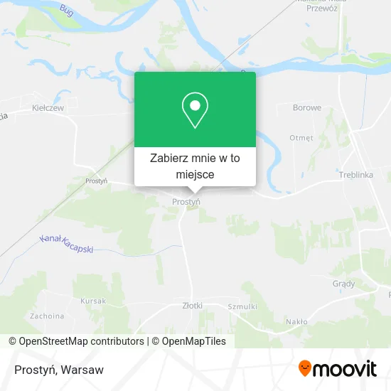 Mapa Prostyń