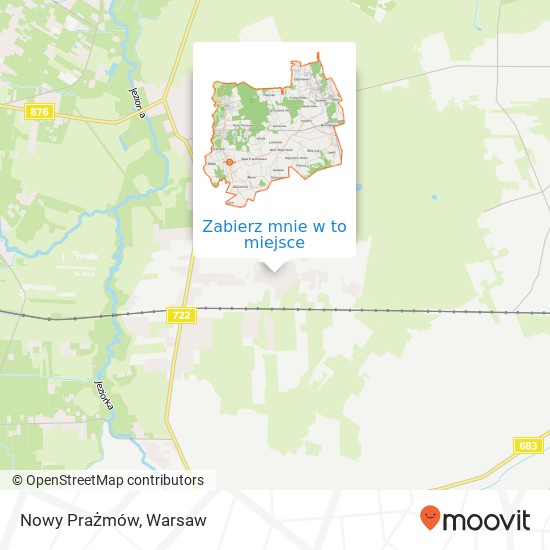 Mapa Nowy Prażmów