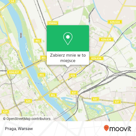 Mapa Praga