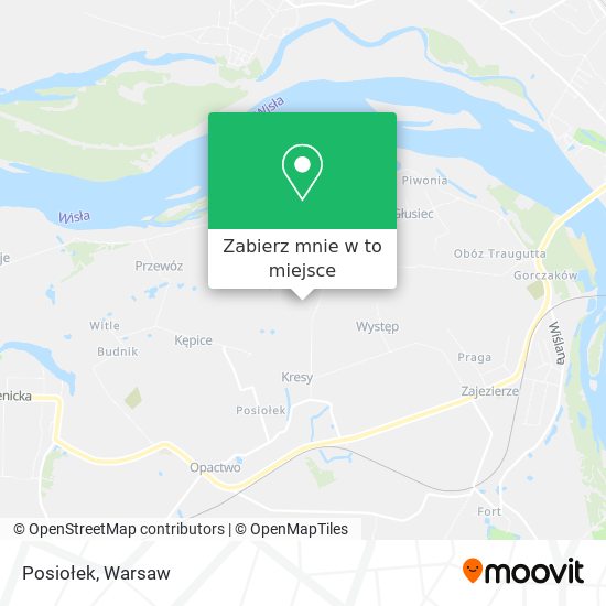 Mapa Posiołek