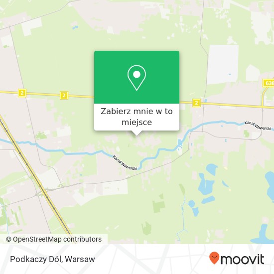 Mapa Podkaczy Dól