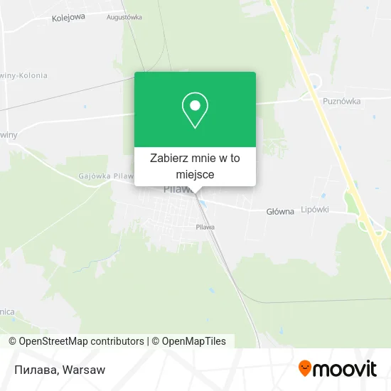Mapa Пилава