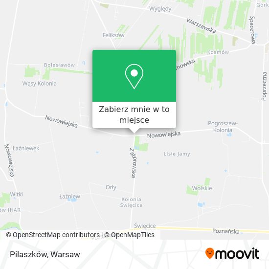 Mapa Pilaszków