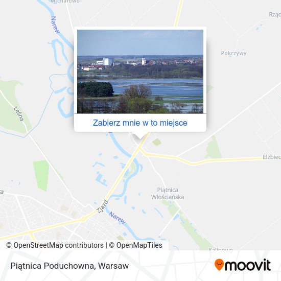 Mapa Piątnica Poduchowna