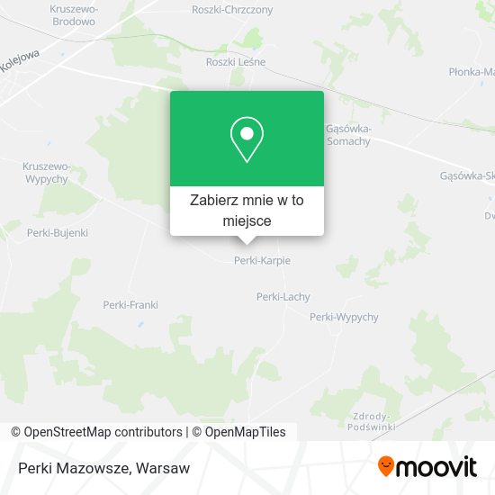 Mapa Perki Mazowsze