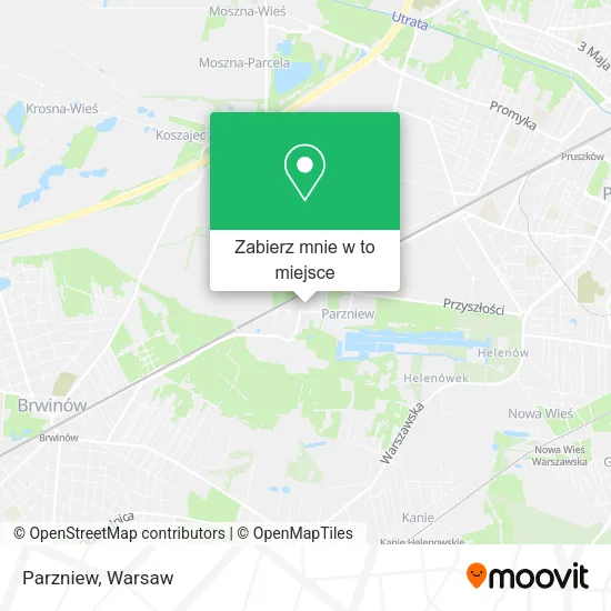 Mapa Parzniew