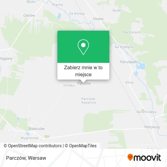 Mapa Parczów