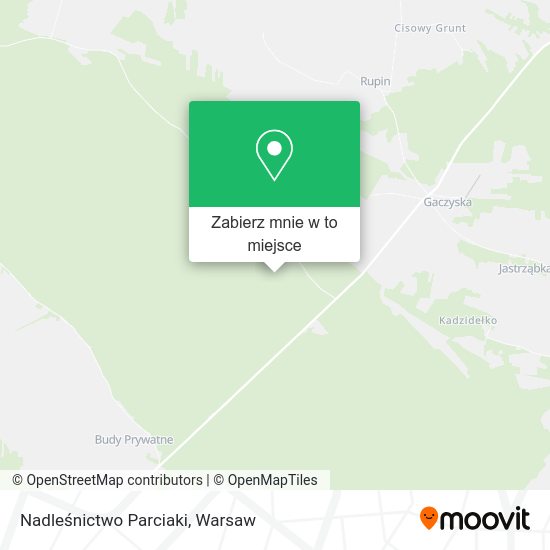 Mapa Nadleśnictwo Parciaki