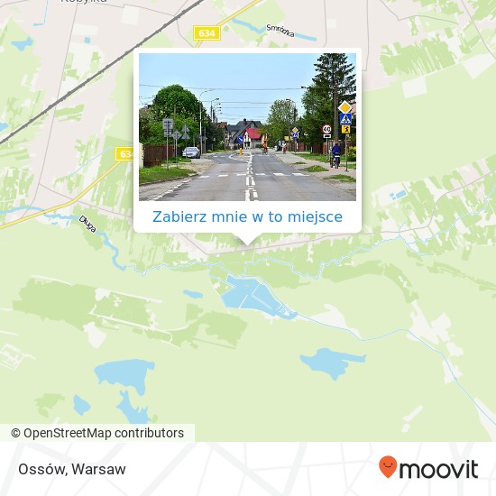 Mapa Ossów