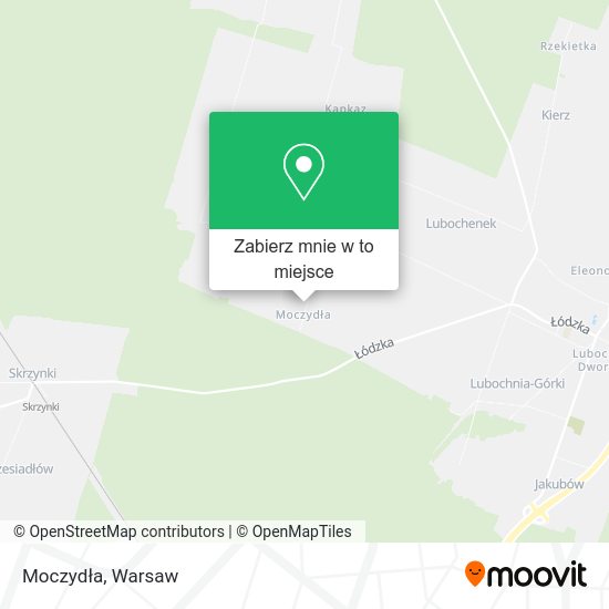 Mapa Moczydła