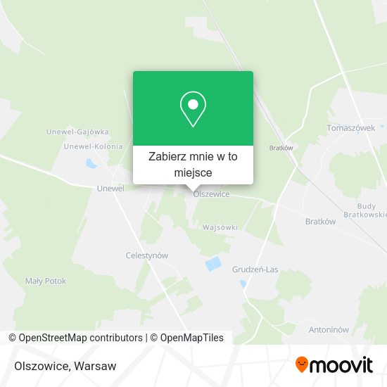 Mapa Olszowice