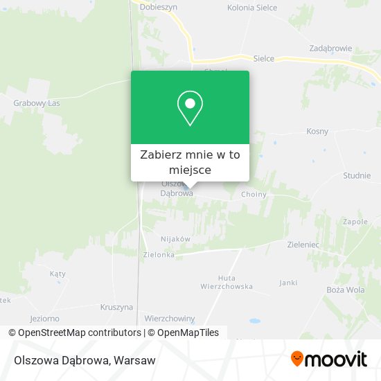 Mapa Olszowa Dąbrowa