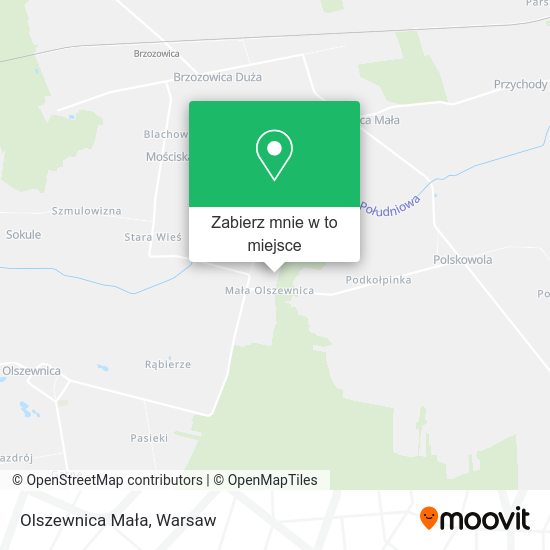 Mapa Olszewnica Mała