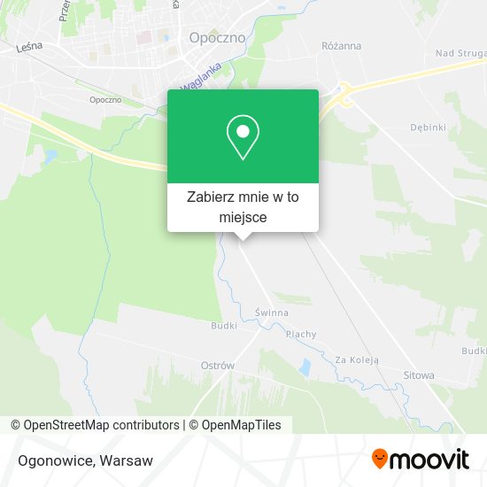 Mapa Ogonowice