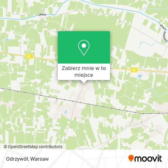 Mapa Odrzywół