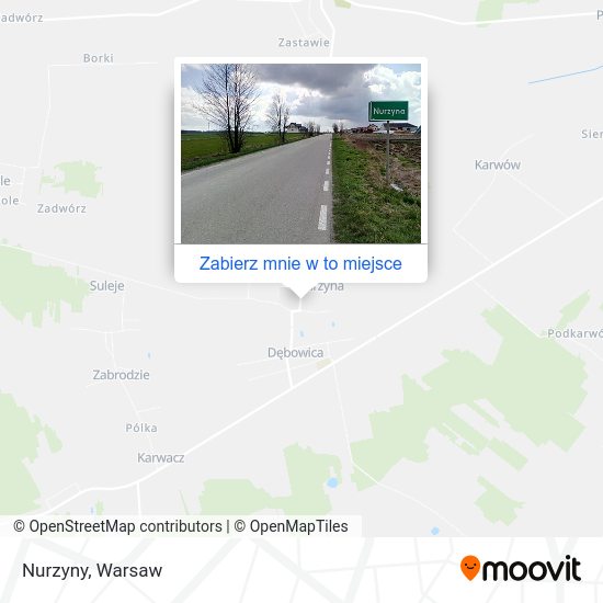 Mapa Nurzyny