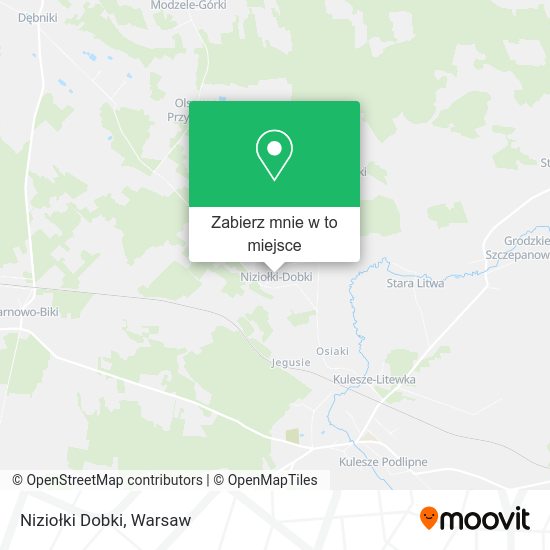 Mapa Niziołki Dobki